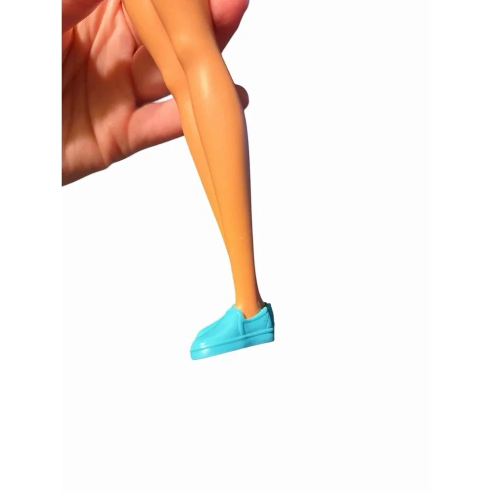 Barbie Doll Blonde Hair  With‎ Bow  Shoes And Outfit Pink! Teen Girl
